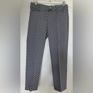 NEW ANNE KLEIN Beautiful Navy/White Crop Pants Size 4
